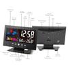 C/F Multifunctional Indoor Colorful LCD Digital Temperature Humidity Meter Clock Thermometer Hygrometer Calendar Temperature Trend Alarm Comfort
