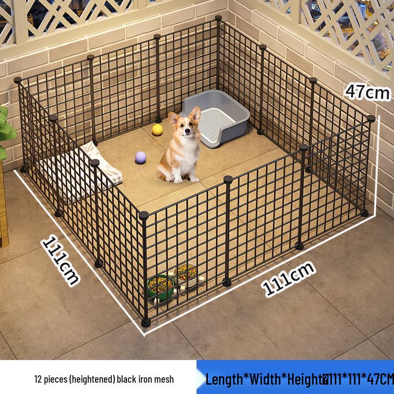 Pet Fence: Indoor Cage and Isolation Gate for Small To Medium Dogs and Cats