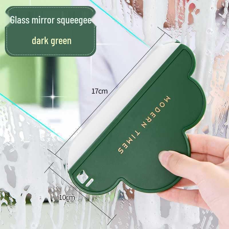 Silicone Floor & Glass Wiper Scraper - Window & Water Cleaning Tool