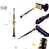 SLADE Bb Purple Soprano Saxophone Sax Brass Body Professional Woodwind Instrument with Case Gloves Straps Set Parts Accessories