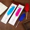 Feather Ballpoint Pen Creative Retro Goose Feather Shape Ballpoint Pen Cute Puzzle Student Stationery