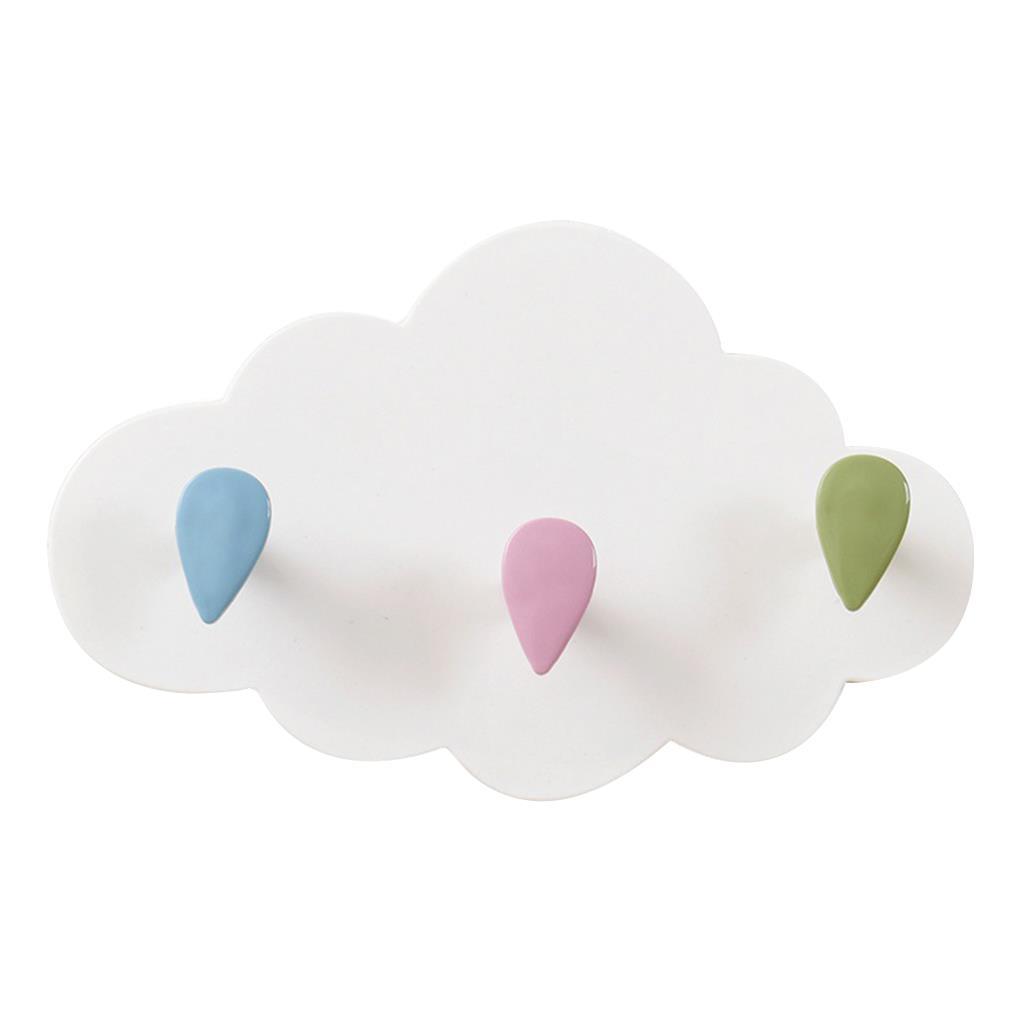 Hooks Cloud Seamless Dish Drying Hanging Multi-Purpose Self-adhesive No Drilling ple Style Kitchen Supplies Accessories