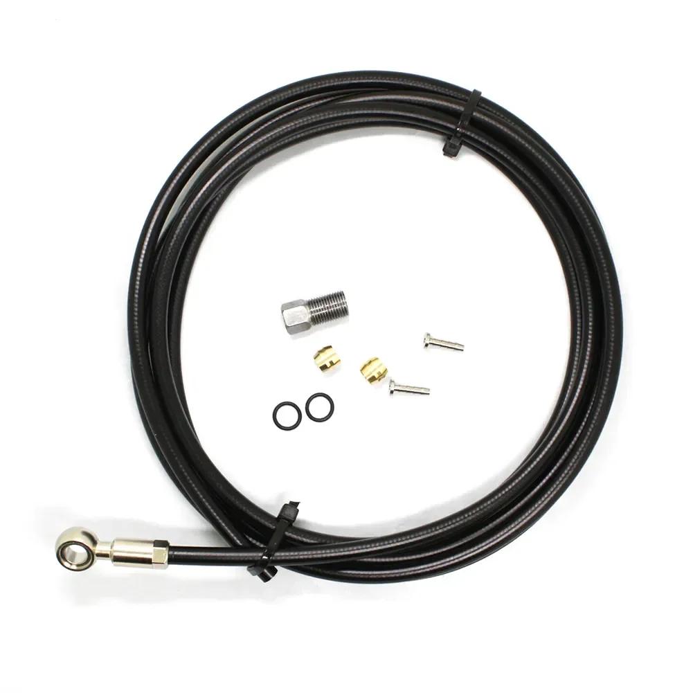 Bike Bicycle Banjo Hydraulic Disc Brake Hose Kit For-Shimano BH90 SLX M7000 XT M8000 XTR M9000 2m Line Pipe With Oil Needles
