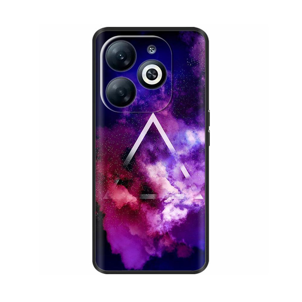 For Infinix Smart 8 Case Cover Funda Black Soft Silicone TPU Protective Phone Case For infinix Smart 8 Smart8 X6525 Bumper Coque