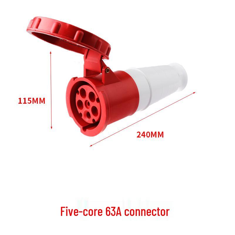 16/32A Waterproof Industrial Plug & Socket - Surface/Flush Mounted Aviation Connector