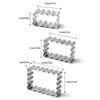 3Pcs Mini Cookie Cutter Set Stainless Steel Sugar Biscuit Veggie Cutters Diy Cookie Fondant Cake Pastry Dough Mold Baking Tool