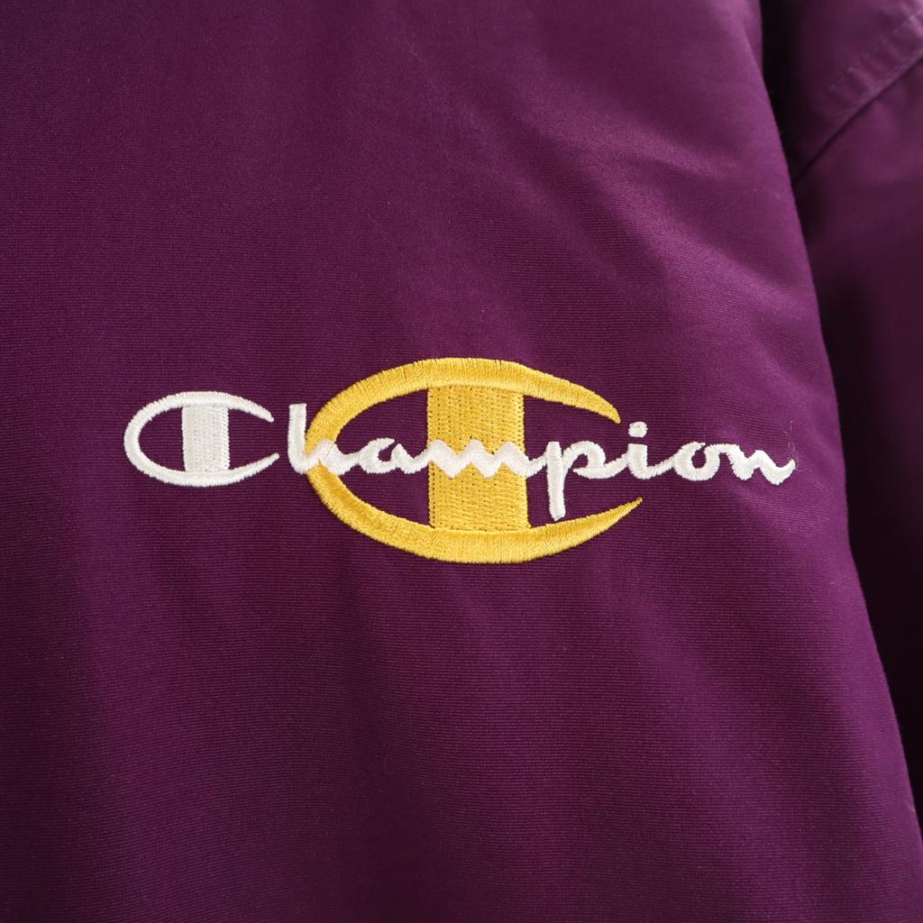 Champion Training Bench Coat L Purple Back Bore Men's Used
