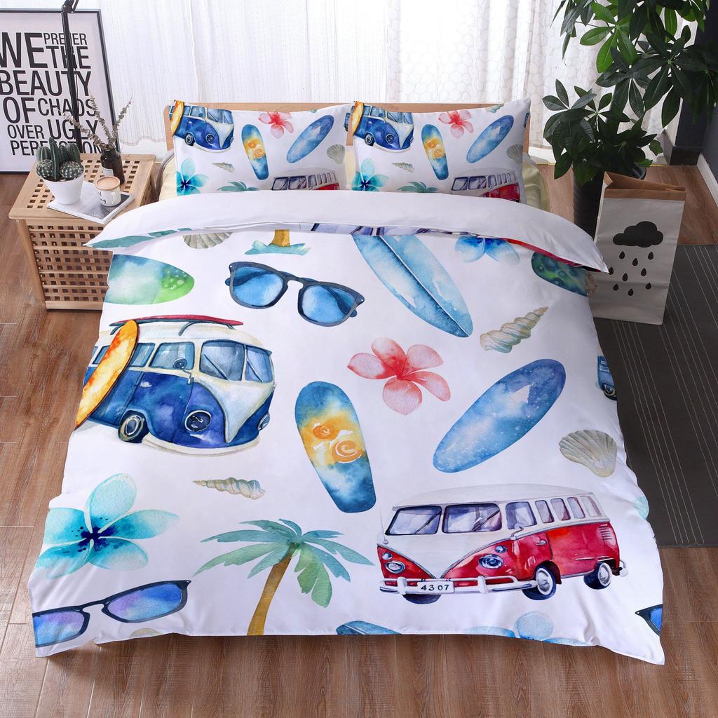Soft Dinosaur Duvet Cover Boys Cartoon Bedding Set Twin/Queen/Full/King for Girls Microfiber Dino Comforter Cover Home Textile