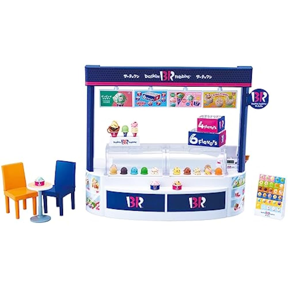 Welcome to Takara Tomy Licca-chan! Baskin Robbins Ice Cream Shop, Playhouse Toys, Ages 3 and up