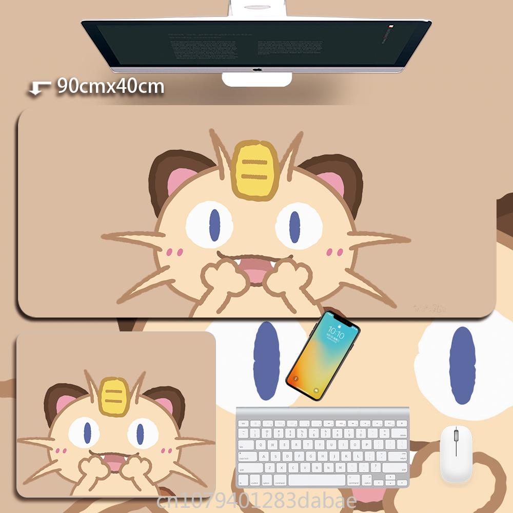 Quality Leather Pikachu Mouse Pad Pokémon Keyboard Pad Student Learning Writing Table Mat Waterproof Oil Resistant Tablecloth