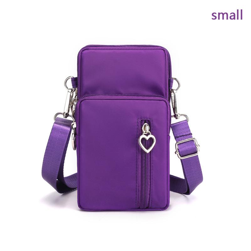 Mini Canvas Umhängetaschen für Frauen Männer Kleine Handtaschen Schulter Messenger Bag Koreanische Mädchen Junge Studenten Reißverschluss Handytasche Geldbörsen