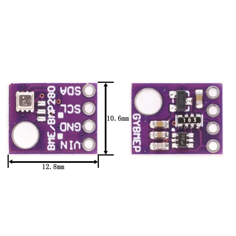 3'ü 1 Arada BME280 3.3V BMP280 5V Dijital Barometrik Basınç Rakım Sensörü I2C/SPI Yüksek Hassasiyetli Nem Sıcaklık Modülü