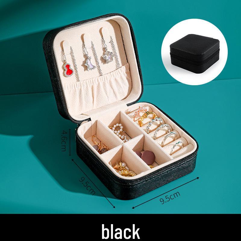 Compact Multifunctional Jewelry Box for Travel & Bedroom