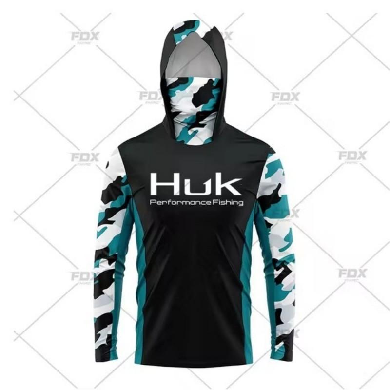 Lightweight UV Protection Fishing Hoodie Long Sleeve Rash Guard Outdoor Angling Water Sports
