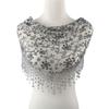 Atmungsaktive Blumenspitzen-Schals Elegante Spitze Blumenquasten Spitze Kopfschal Kopftuch Damen Hochzeit