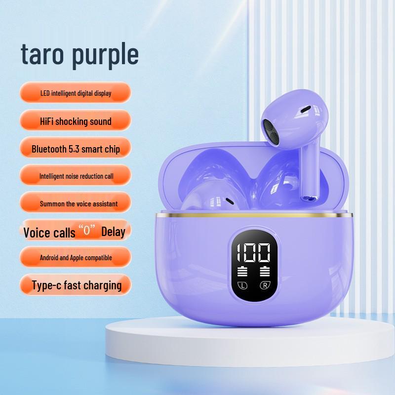 X15 True Wireless Earphones - Noise Cancelling, Battery Display, Low Latency, High Sound Quality, Ultra-long Battery Life.