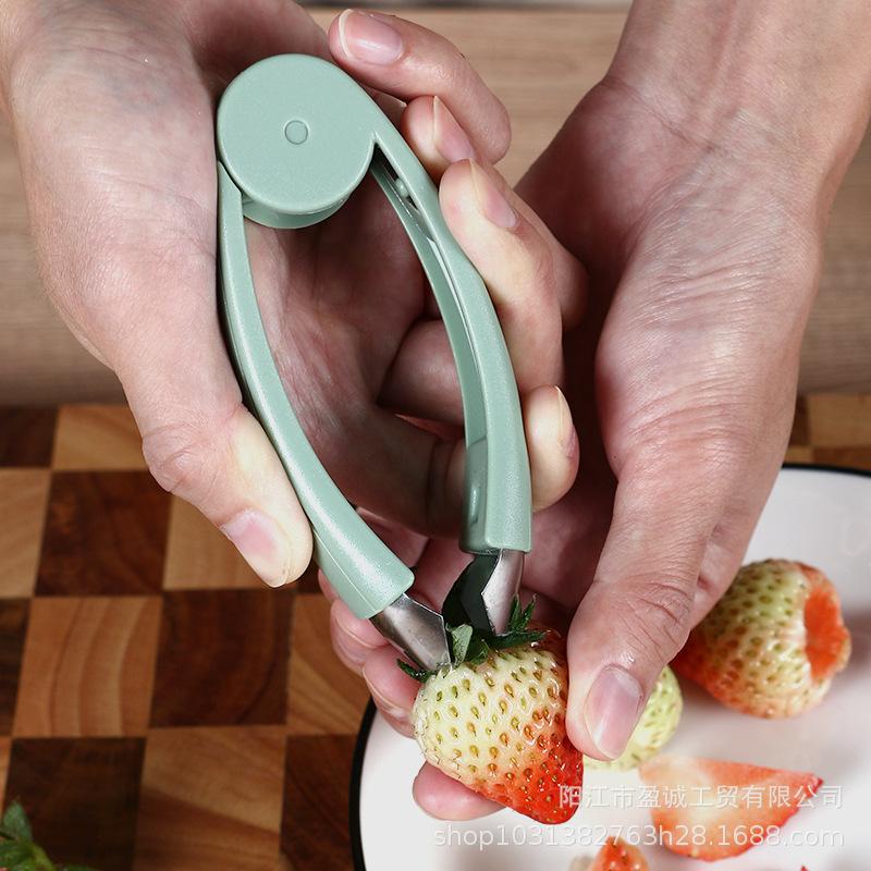 Multifunctional Fruit Splitter Cucumber Grape Slicing Artifact Strawberry Pineapple Pedicle Removal Tool Set