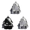 Girls School Backpack With Geometric Design And Nylon Fabric For Daily Use And Campus