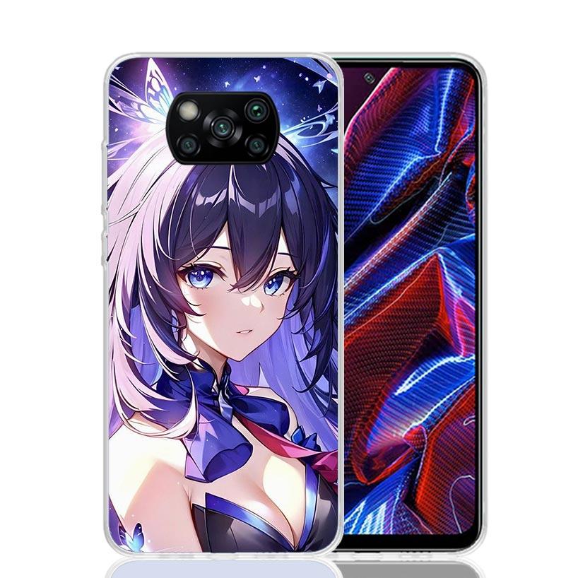 

Чехол для телефона Honkai Star Rail Seele для Xiaomi Poco X7 X6 X5 Pro F7 Ultra Redmi 15C 15 13 13C 12 12C 10 10A 10C 9 9A 9C 9T Обложка P Redmi 15C 4G