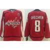 NHL Washington Capitals Ice Hockey Jersey 8 Embroidered Sports Uniform Men Women