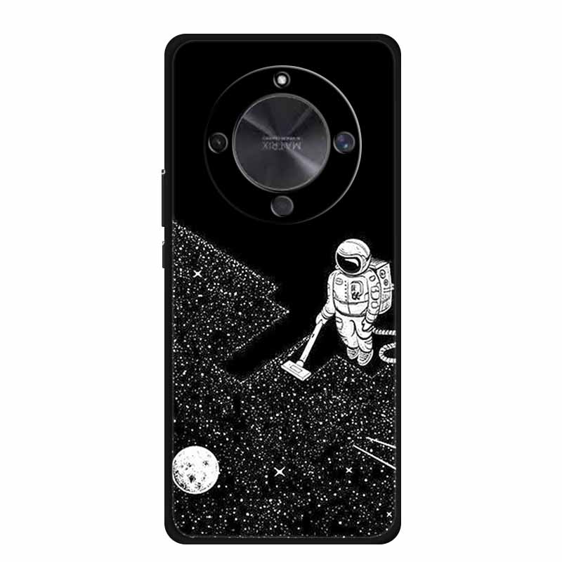 For Honor X70 5G Case X 70 Coque Black Silicone TPU Soft Back Cover Case For Honor X70 MTN-AN00 Phone Case HonorX70 6.79" Funda