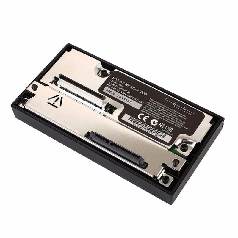 Black SATA Network Adapter for  for  Console Gamestar SATA Network Adapter SATA Interface HDD Network Adapter