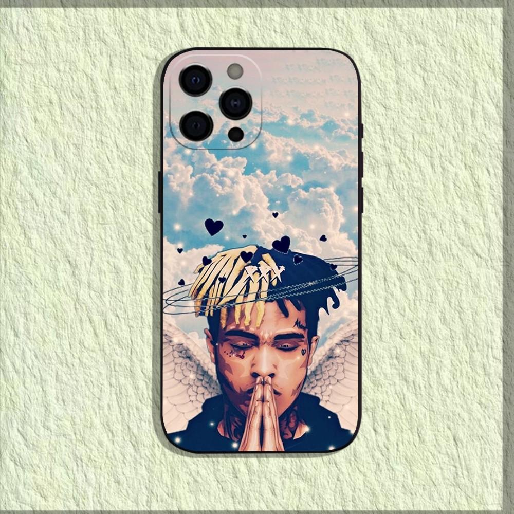 Custodia per Telefono del Rapper X-XXXTentacionS Per iPhone 16 15 14 13 12 11 Pro Max Mini X XS SE 7 8 Plus 16E Antiurto Antiscivolo Morbida