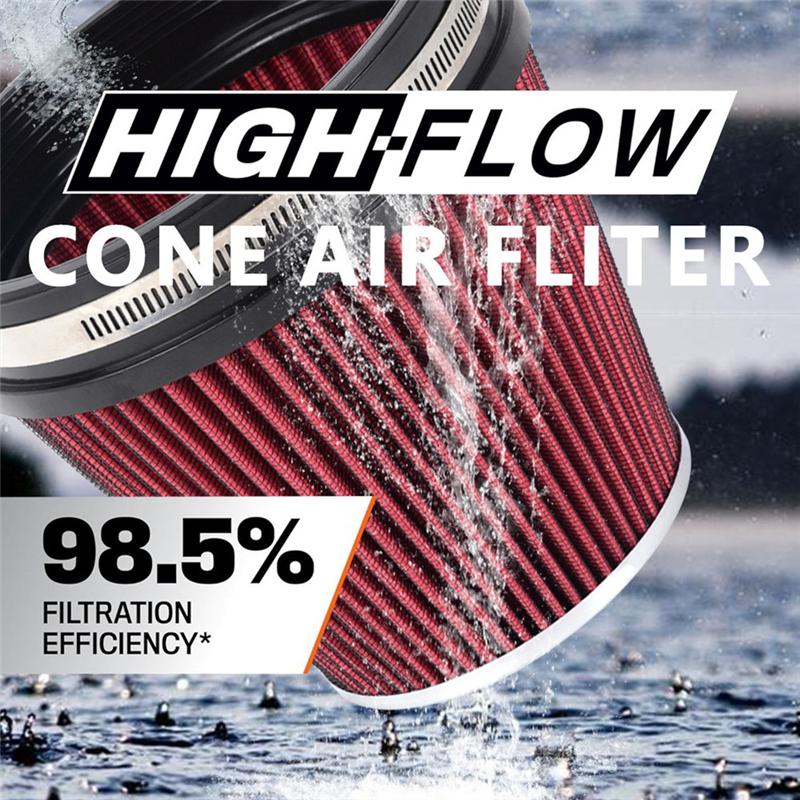Top Sale Car Universal 6 Inch High Flow Intake Air Filter Car Engine Air Inlet 152Mm Mushroom Style Car Modified Filter Parts