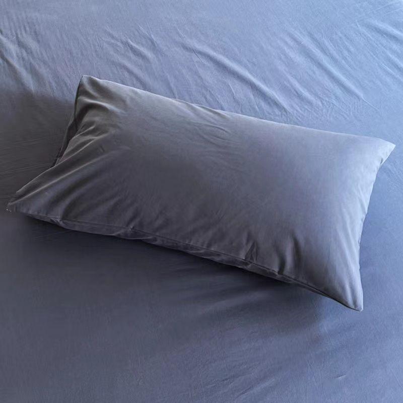 1 Pair Brushed Pillowcases, Warm Solid Color Pillowcases, Simple 48*74cm Japanese Pillowcases, Pillowcases Without Inserts