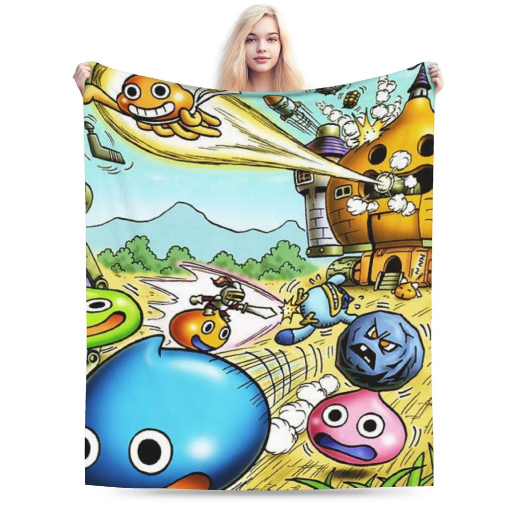 Slime Morimori Dragon Quest  Blankets Soft Fleece Comfort Gifts  Throw Blanket Rug Piece