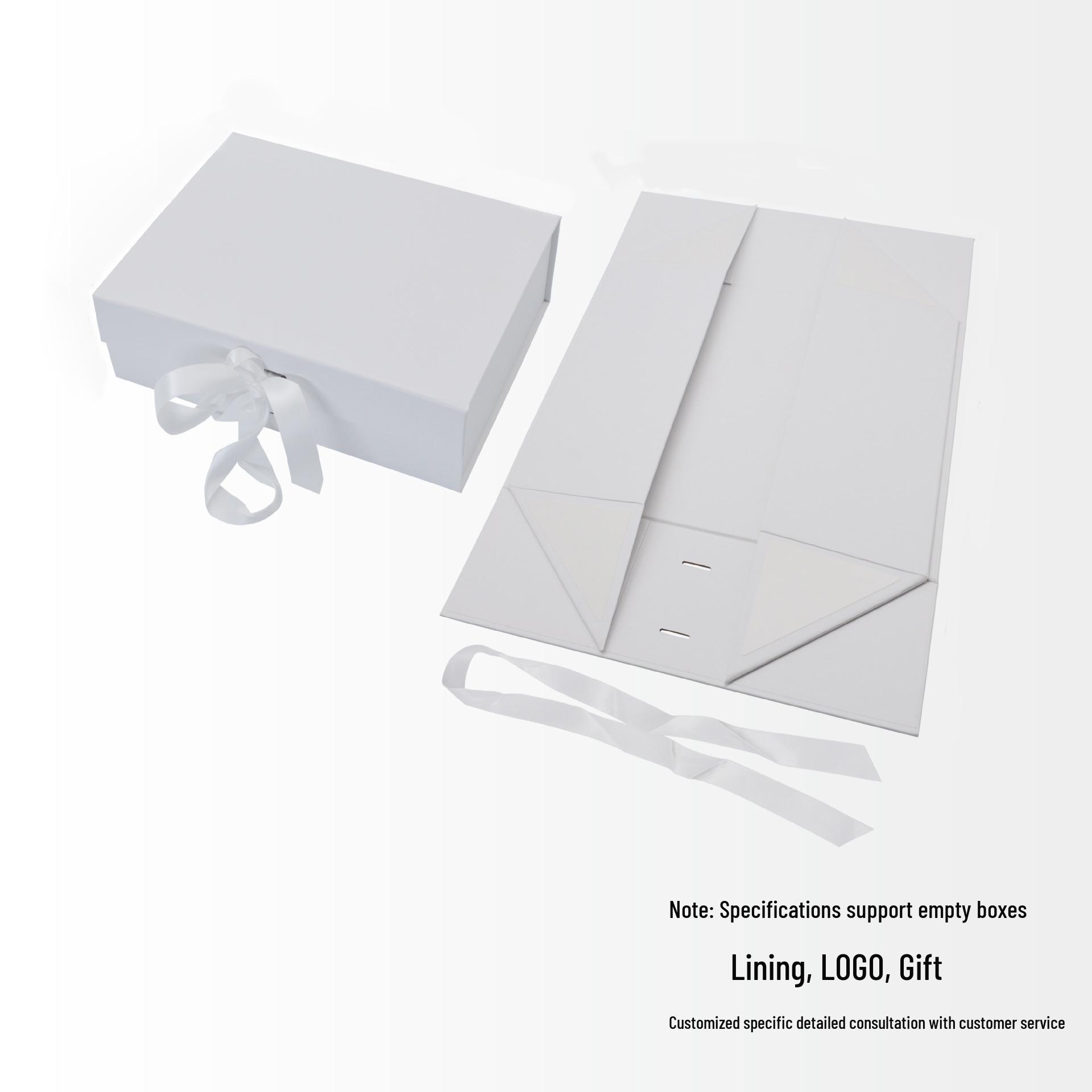 

In-stock Flip-Top Hardcover Gift Box, Custom Souvenir New Year Packaging Box Outer dimensions: 240x180x80mm