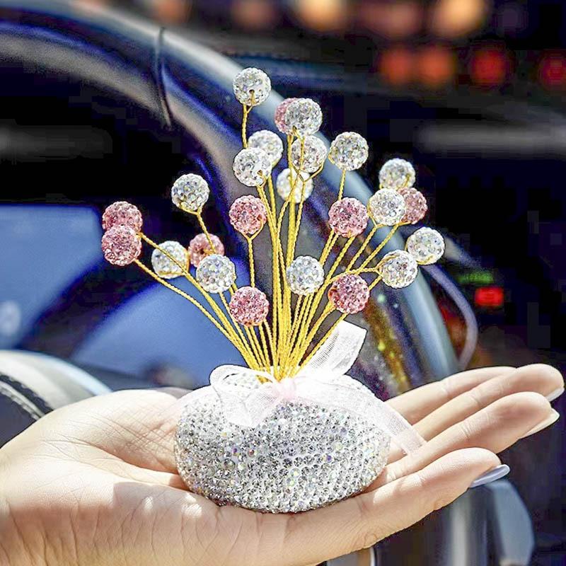 1PC Car ornament with diamond car decoration ornament with diamond full star car ornament car interior trinkets