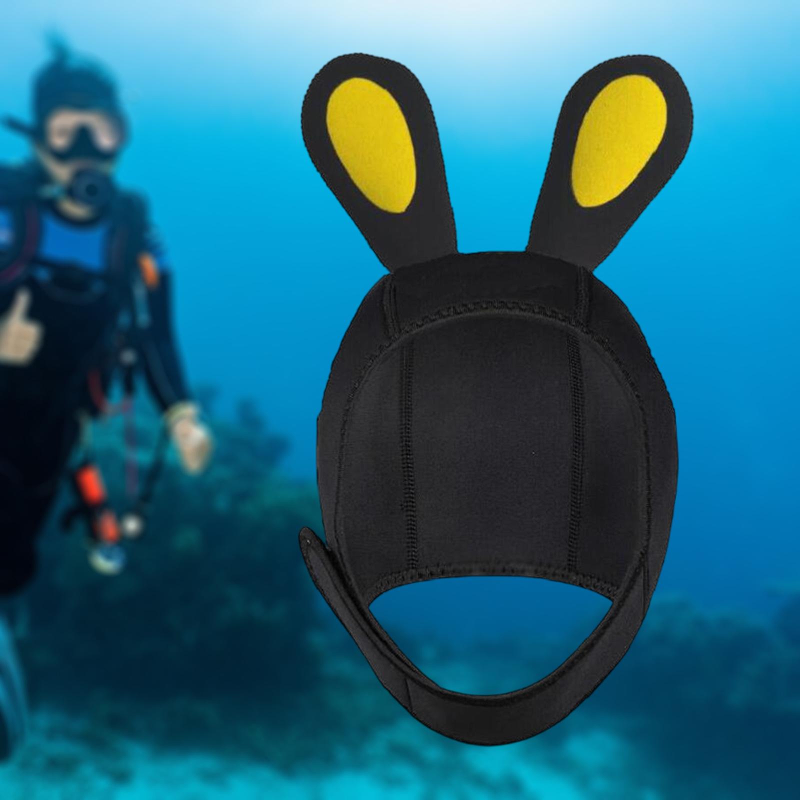 

Diving Hood 3mm Neoprene Headgear Surfing Hat for Canoeing Kayaking Women XL