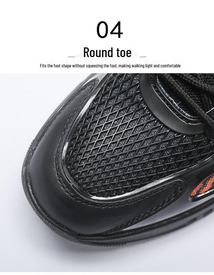 Men's Breathable Mesh Sports Shoes: Trendy, Versatile, Thick-Soled Casual Running Shoes