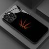 Basketball Creative Pattern Glass Phone Case Suitable for iPhone 17 16 15 14 13 12 11 Pro/Max/Plus Anti Drop and Shockproof