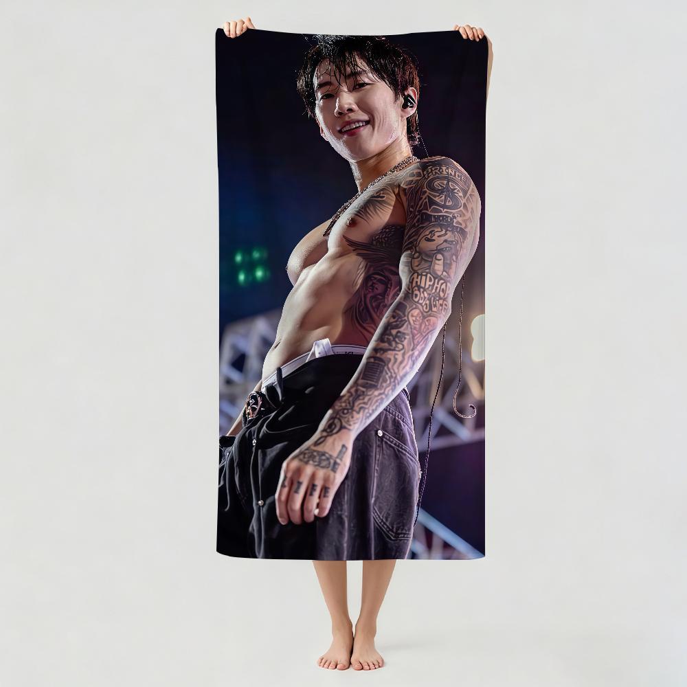 American rapper J-Jay P-Park Towel Drying Bath Towel Applicable To Light Swimming Camping Yoga Beach Out