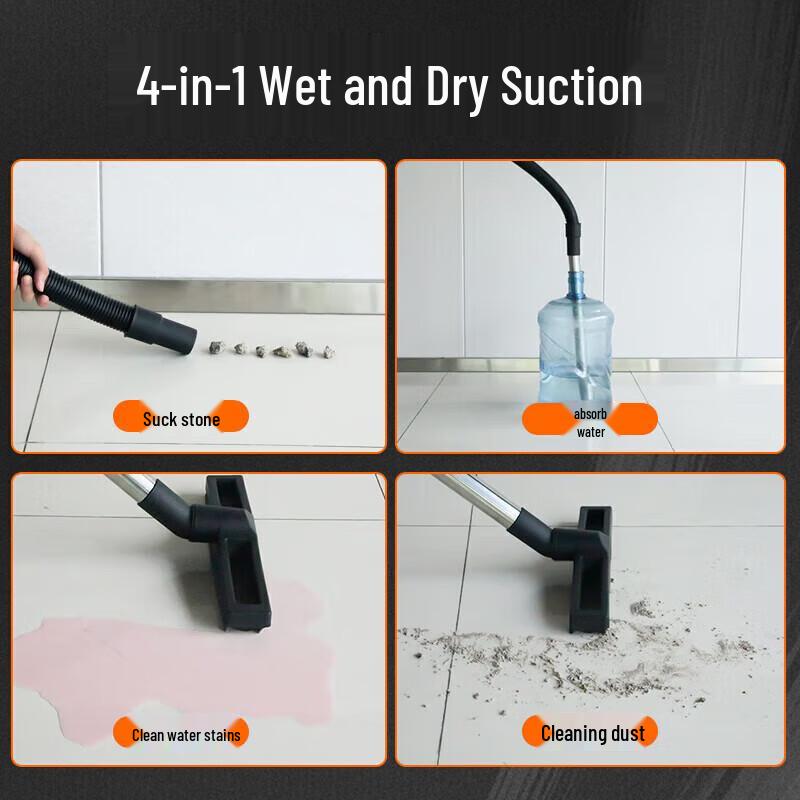 POHIR 5400W 80L Industrial Wet/Dry Vacuum CN Plug (adapter Included)