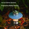 Portable Retro Oil Camping Lamp: USB Rechargeable Outdoor Stand & Atmosphere Light