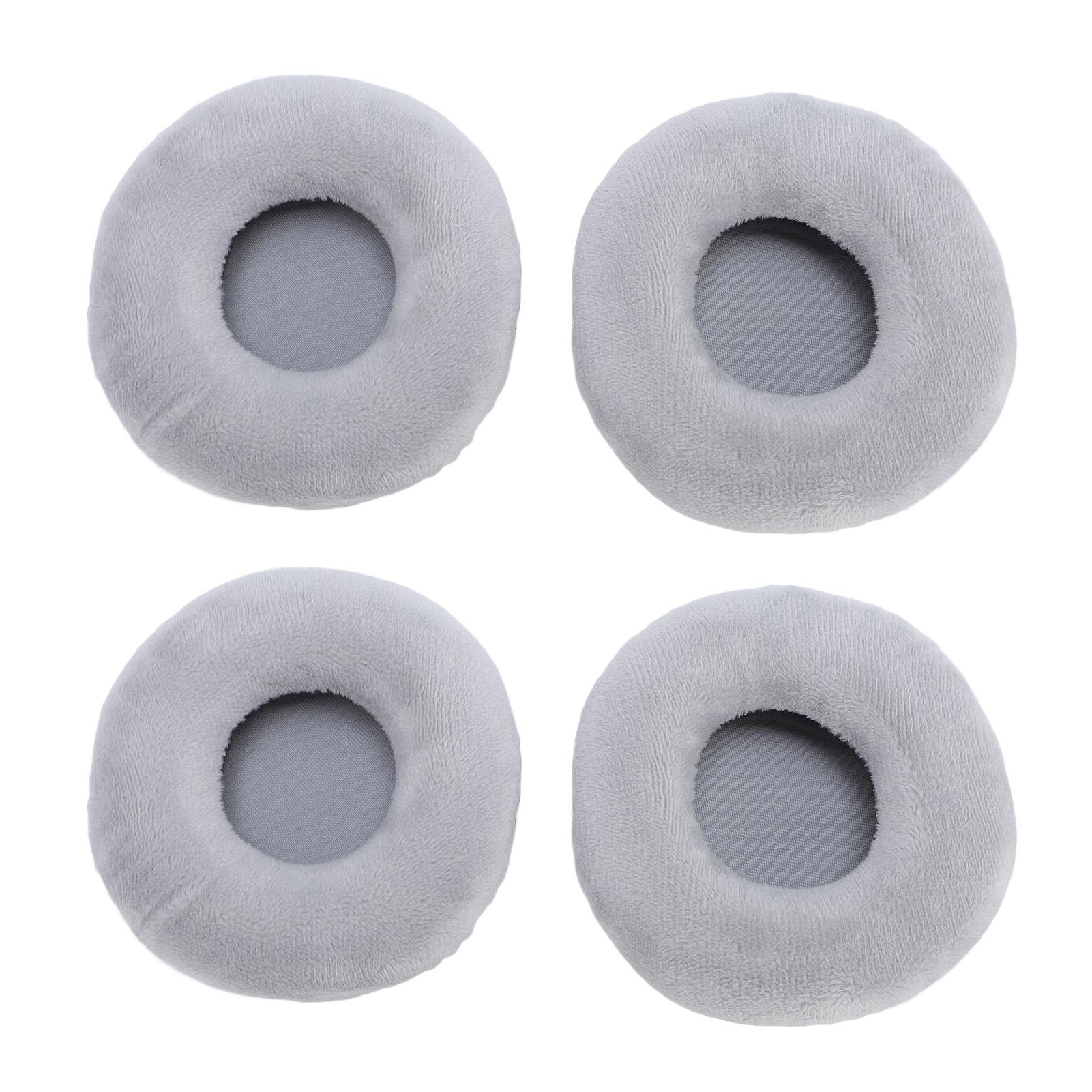 

4Pcs Earphone Ear Pads 85mm Velvet Sponge Universal Headphones Ear Pads Replacement Gray серый