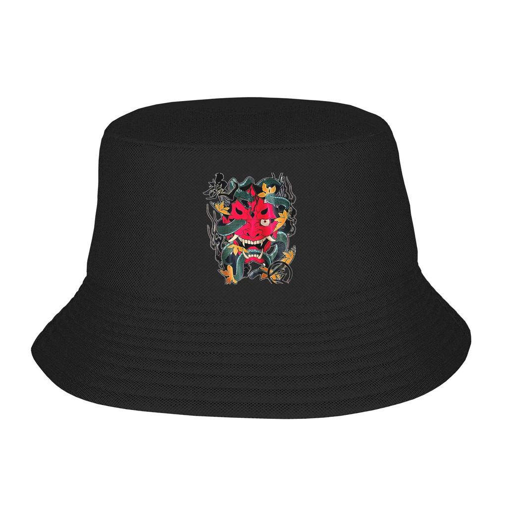 Unisex Bucket Hats Muichiro Tokito Summer Beach Vacation Getaway Headwear Hiking Fisherman Hats Anime Demon Slayer Panama Hat