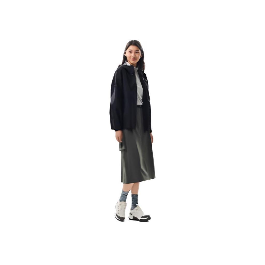 Anta Casual Minimalist Sports Hooded Zipper Comfortable Versatile Breathable Jacket Women Jacket 962536601-6