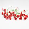 Christmas Red Foam Cherry Ornaments - Small Decorative Berries