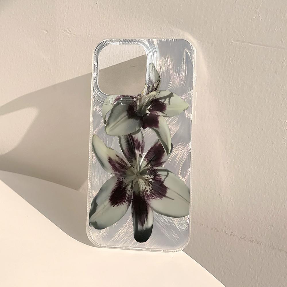 Blue Tulip Cute Case For iPhone 16 17 15 Pro Max Cases iPhone 17 11 12 13 ProMax 14 15 16 Plus 7 8 16E XS XR Shockproof Cover