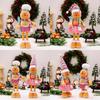 Adorable Cartoon Gingerbread Man Figurine Charming Holiday Decoration For Christmas