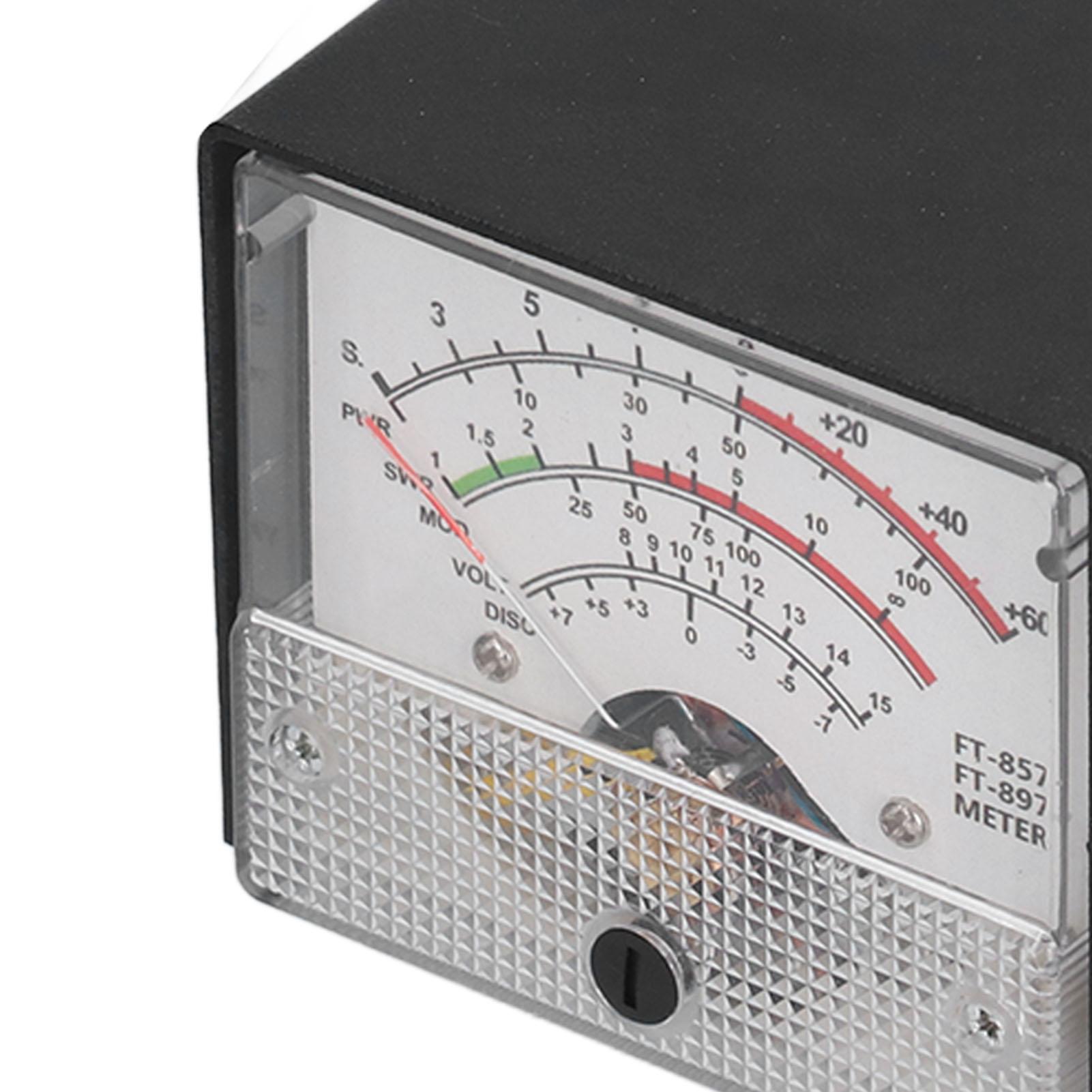 

SWR Power Meter External S Receive Display Electronic Component Metal Case Cover FT‑857 FT‑897