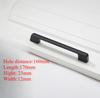 1/5pcs Black Cabinet Handles Solid Kitchen Cupboard Pulls Drawer Knobs Furniture Hardware Cabinet Pulls Cupboard Handles Knobs