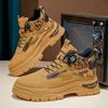 Men's boots four seasons soft sole non-slip outdoor boots fashion youth sports Joker tooling boots high-top comfort casual boots