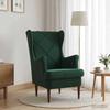 Armchair Dark Green Velvet