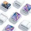 Flower Marble Case For Airpods 1 4 Pro3 3 Pro2 2 Pro Clear Earphone Cases Cover
