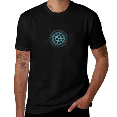 Space X's Starship Booster 9, Underneath View – Black T-Shirt T Shirts Cotton 100% Cotton T Shirt Man T-Shirt